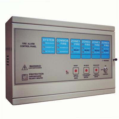 KS-501-4 Panel de Control de Alarma Contra Incendios Convencional de 4 Zonas